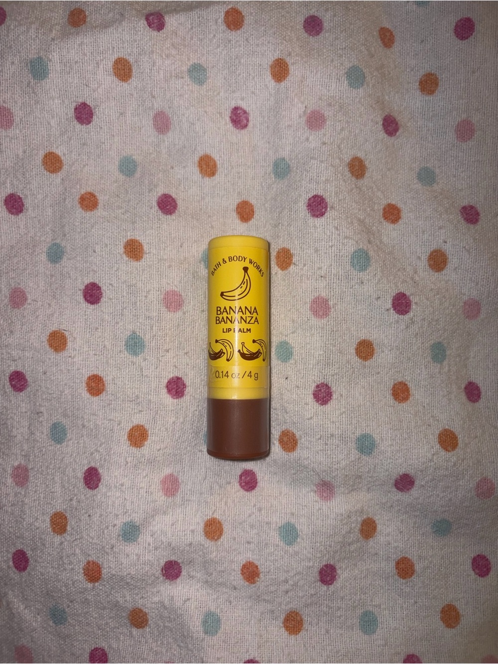 Bath & Body Works Banana Bananza Lip Balm 0.14 oz Sealed Yellow Fruity